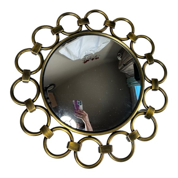 Victoria Hagan Gold Mirror - Picture 4 of 5